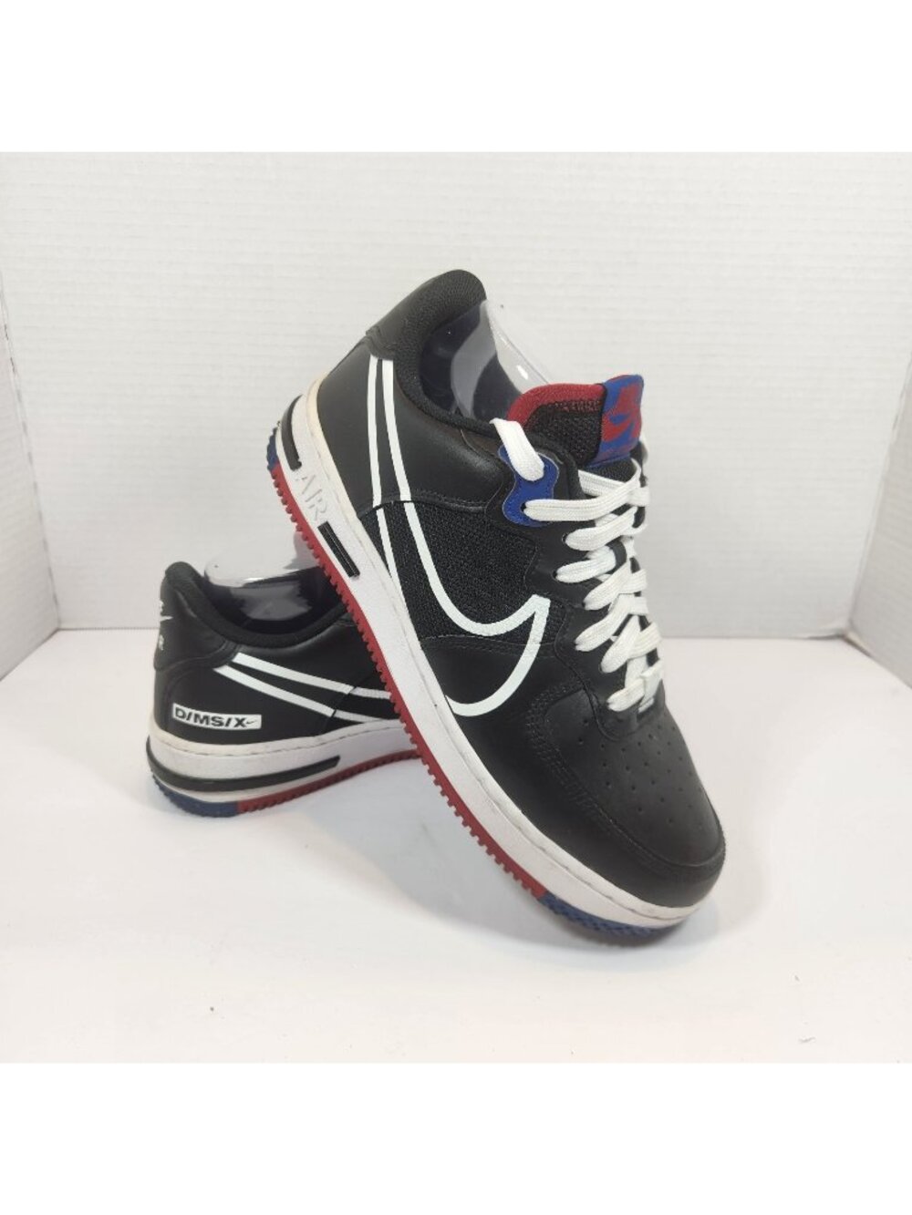 Nike Air Force 1 Low React D/MS/X USA Black Shoes Sneakers Mens US 8 UK 7 EURO41